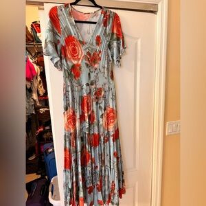 Soft Surroundings First Blooms floral maxi